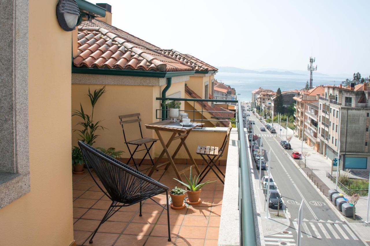 桑亨霍Precioso Atico Con Terraza Y Vistas A Silgar.公寓 外观 照片